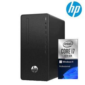 HP 컴퓨터 i7-10700 280 G6 기업용 정품 윈도우11 Po 탑재 사무용 데스크탑 PC 본체, HP 280 G6 / i7-10700 8코어, WIN11 Po, 500GB, 8GB, 블랙