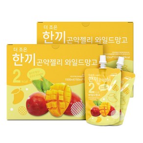 더존건강 더 조은 한끼곤약젤리 와일드 망고 곤약젤리, 150ml 10팩, 2개