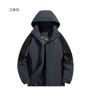 춘게엘 (XL~6XL) 남성 겨울 아웃도어 등산 방수 방우 방한 삼일체 바람막이 패딩 코트 dng129-99518