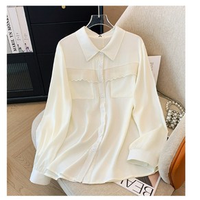 브루니 빅사이즈셔츠 가을 물결무늬 셔츠 2XL~6XL F200