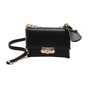 Michael Kos Cece Small Faux Leathe Shoulde Bag 검정 가죽 블랙., Michael Kos Cece Small Faux L, 1개