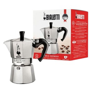 Bialetti 모카 익스프레스 아이코닉 스토브탑 에스프레소 메이커 3잔 용량 130ml