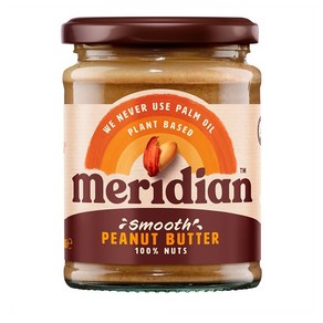 Meridian 메리디안 노 솔트 스무스 피넛 버터 280g 3팩