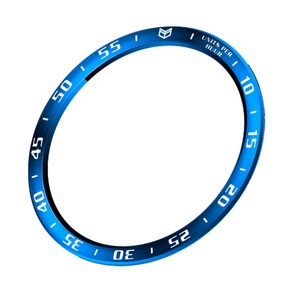 스페이스쉴드 갤럭시워치4 클래식 46mm 호환 베젤링 6colo 3+1 신규색상 2개 추가, 유닛포아워 블루, 1개