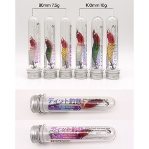 트리플 디토 리얼 새우에기 쭈갑낚시 두족류 갑오징어 주꾸미 한치에기 8cm, 8cm 4닭새우, 1개, 8g