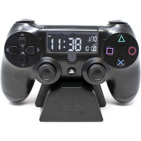 Playstation 디지털 알람 시계 LCD PS4 Dualshock 컨트롤러, 1개