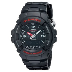 카시오 지샥 G-SHOCK G-100-1BV 방수 스포츠 군인 G1001BVDR 남자 패션 시계