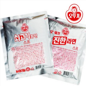 풀빛마을 오뚜기 진한 라면스프 285g+쇠고기라면스프 285g, 570g, 1세트