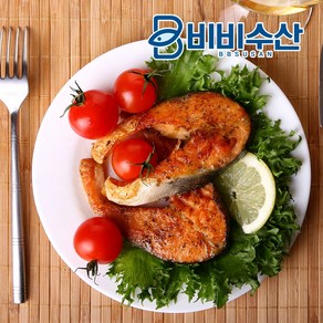 비비수산 연어 스테이크용 450g, 1개