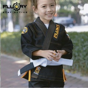 Fluoy 타이거 키즈 주짓수도복 (3 컬러), 블랙 M-00, 1개