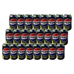 롯데칠성 펩시 콜라 제로 라임, 24개, 355ml