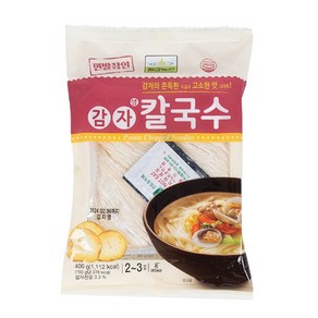 칠갑 감자 생칼국수, 10개, 400g