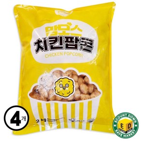 맘모스 치킨팝콘, 4개, 2kg