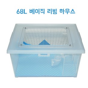 68L 앞문열림 리빙 하우스 햄스터 케이지, 철(아연도금), 선택안함, 선택안함, 1개