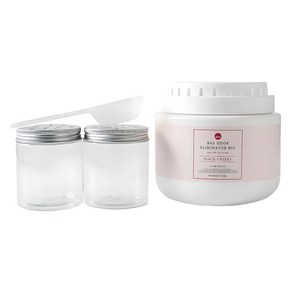 BAS 대용량 탈취제 빅 블랙체리향 본품+ 소분용기 2p + 스쿱, 1.1kg, 1세트