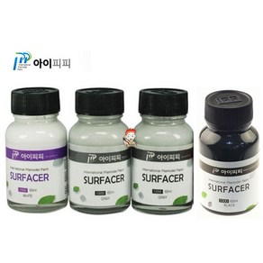 아이피피 IPP_SPW1000- 서페이서 (병입) 60ml, 블랙1000, 1개