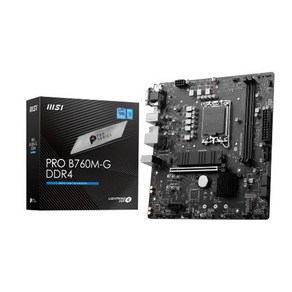 MSI PRO B760M-G DDR4 인텔 메인보드-, 단품