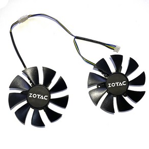 Zotac GeFoce RTX 2060 2070 슈퍼 미니 비디오 카드 냉각 팬 DIY GPU 그래픽 GA92S2U GA92A2H 4 핀 GTX 1660 1660Ti 85mm, 01 DIY FAN, 01 DIY FAN