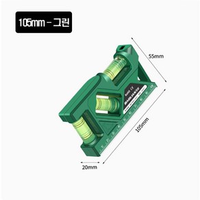 [제이스공구] 마그네틱 자석 레벨기 수평계, 1개
