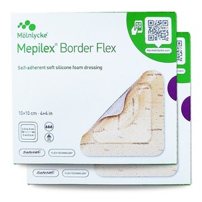 메피렉스 보더 플렉스 10X10CM 5개입x2통 Mepilex Border Flex