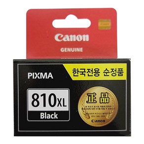 캐논 고품질 정품 대용량 잉크, PG-810XL(검정), 2개