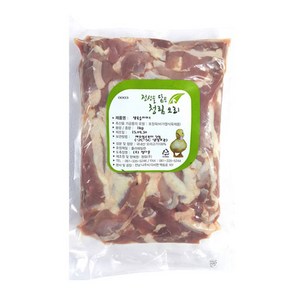 청림농원 유황먹여 키운 오리고기 생육슬라이스 1kg, 1개, 1kgx1팩