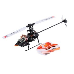 SanBeans XK Blast K110 B RC 헬리콥터 6CH 3D 6Gyo(주황색), Oange, 1개