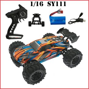 SY111 Rc카 38km/h 1/16 2.4GHz 4WD 조명창치 완벽100% 조립완료!, 1개