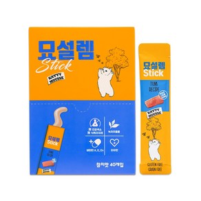 페슬러 고양이 묘설렘 스틱 간식 40p, 참치, 400g, 1개