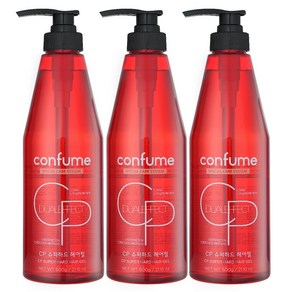 과일나라 컨퓸 슈퍼하드 헤어젤 레드, 600ml, 3개