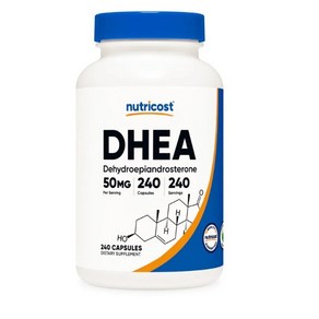 Nutricost Dhea 50mg 240 캡슐 - 글루텐 프리 콩 무료 비 GMO 보충제 240 count (팩 1)