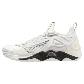 미즈노 MIZUNO 웨이브 모멘텀 3 남녀공용 배구화 운동화 화이트 V1GA231251