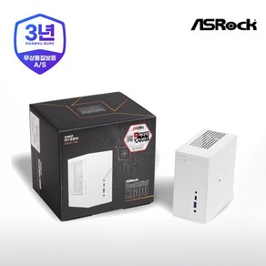 ASRock DeskMini X600 R5 8600G 120W White M.2 디앤디컴 (32GB M.2 512GB) AMD 미니PC, 32GB