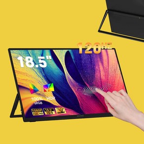 [당일발송] BSCONN 베스콘 대화면 포터블 모니터 F1 휴대용 46.9cm(18.5인치) 고화질 터치기능 DEX 모니터, M16