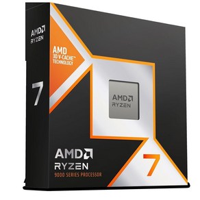 AMD RYZEN 7 9800X3D 8코어 16스레드 데스크탑 프로세서, 1개