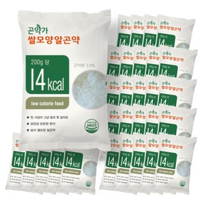 [곤약가] 14kcal 쌀모양알곤약 곤약쌀 곤약미, 200g, 30개