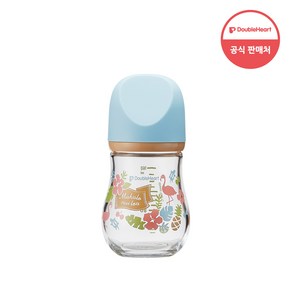 더블하트 모유실감 마이프레셔스 유리젖병 하와이 160ml(젖꼭지미포함), 2개, 160ml