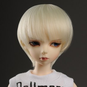 돌모아 구체관절인형 가발 MSD 42cm 보이쉬 숏컷 라이트블론드 (7-8) SG Short Cut Wig (L.Blond)[D5]