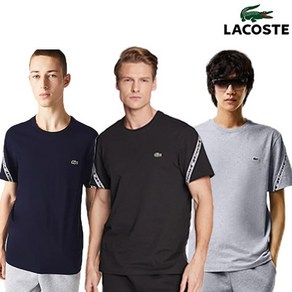 LACOSTE 테이핑 로고 반팔 티셔츠 TH9873