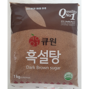 큐원 흑설탕, 17개, 1kg