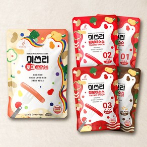 미쓰리 떡볶이 소스 로제 50gx5개+선택5개, 로제 50gx5개+순한맛 5개, 50g, 10개