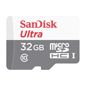 샌디스크 울트라 마이크로 SD 카드 QUNR 블랙박스 스마트폰 외장 메모리 카드 16GB 32GB 64GB 128GB 256GB 512GB, 단품, 1개