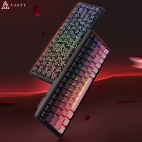 [cy] AJAZZ AK680 MAX 마그네틱축 게이밍 키보드 유선버전 RT조절0.01mm 전키핫스왑DIY 1600만색RGB 0.125ms 알루미늄보강판 66키배열 top구조, 유선8K-RGB버전(화이트), hifi자토옐로우마그네틱축(40+-5gf)