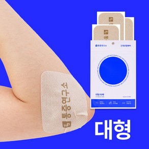 통증연구소 원적외선 근육 관절패치 손목에 무릎에 붙이는 손가락 패치 대용량, 1세트