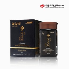 대동고려삼 진쎈 흑삼력 240g x 1개 효도선물추천 면역력 기억력 피로회복개선