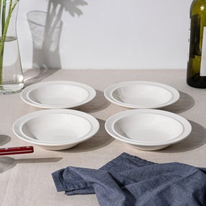 시라쿠스 메이플 찬기 L 16cm, 화이트, 4개