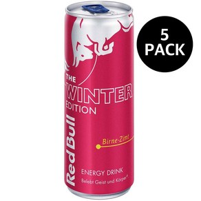 레드불 더 윈터 에디션 배 계피 드링크 Red Bull The Winte Edition Bine Zimt, 5개, 250ml