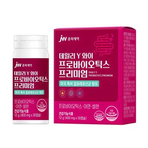 JW 중외제약 데일리Y 프로바이오틱스 프리미엄 질 유래 유산균