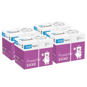 [엑소] (EXXO) 큐트베어 A4 복사용지(A4용지) 80g 2500매 4BOX