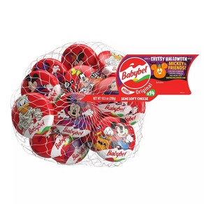 [미국직배송]미니 베이비벨 스낵 치즈 오리지날 14개입x21g Mini Babybel Snack Cheese Oiginal, 21g, 1개